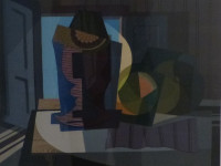 emilio petorutti, argentina 1892-1972. pasteques, litografia, 39 x 44 cms. 1936